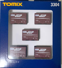 TOMIX 3304 - JR Container Type V19C (pack of 5)