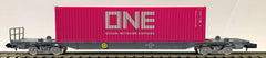 TOMIX 8751 - Container Wagon Type KOKI106 (early version / new color / with "ONE" container)