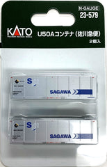 KATO 23-579 - Container Type U50A (Sagawa Express / pack of 2)