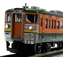 Microace A6760 - Series 115 Utsunomiya/Takasaki Line (Shonan color / silver face / 4 cars set)