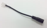 M-LITE TCON8M2PDCBK - 8mm Width 2 Pin LED Strip Connector to DC Female (black)