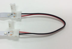 M-LITE TCON8M2PEXT - 2-Pin LED Strip Extension Connector (for 8mm width strip / pack of 10)