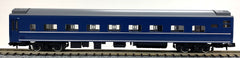 TOMIX 9536 - Sleeper Coach Type OHANE15-0 (JR West / silber line / black rubber edge window)