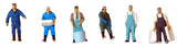 Tomytec N Scale Figure 119 - Fishing Dock Workers