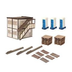 Tomytec Visual Scene Accesory 051-3 - Construction Site A3 (Field Office and Accessory)